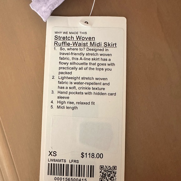 Lululemon Lavender Midi Skirt $118 MSRP - Picture 11 of 13